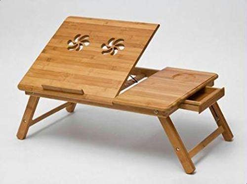 طاولة لابتوب خشبية محمولة ومتعددة الاستخدامات